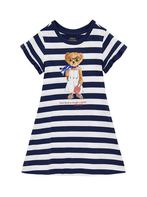 Abito a righe RALPH LAUREN | 312965227001BLU BIANCO